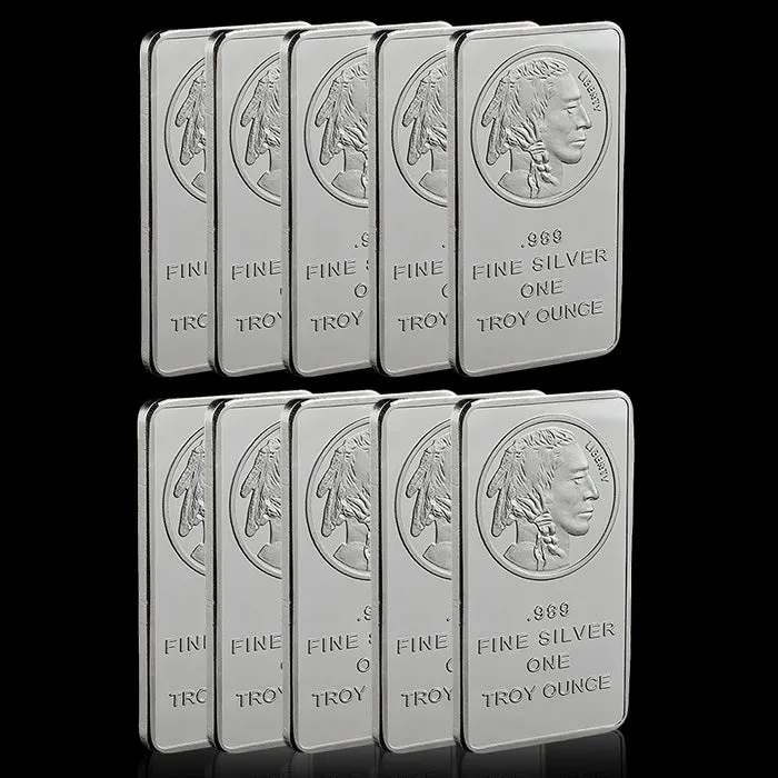 Last Day 69% OFF🔥1 oz Buffalo Silver Bar