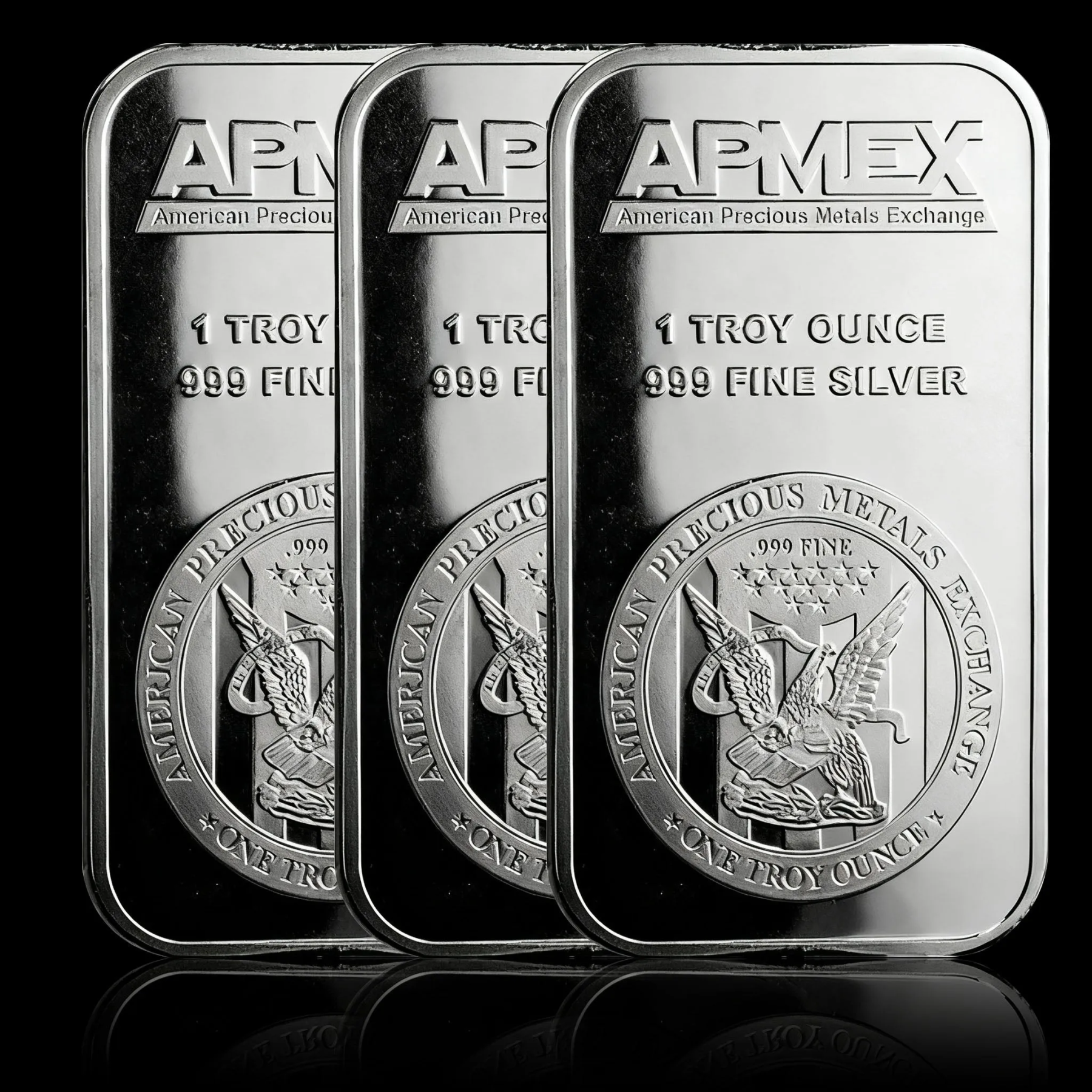 🦅APMEX 1 oz .999 Fine Silver Bar – American Eagle Heritage for Collectors