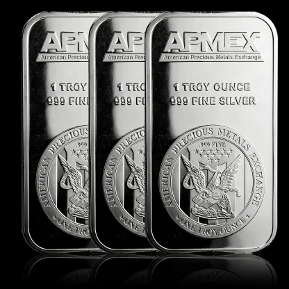 🦅APMEX 1 oz .999 Fine Silver Bar – American Eagle Heritage for Collectors