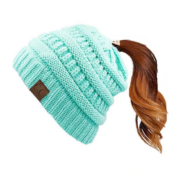 Women's Ponytail Beanie Hat