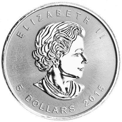 1 oz Canadian Silver Maple Leaf Coin (Random Year)