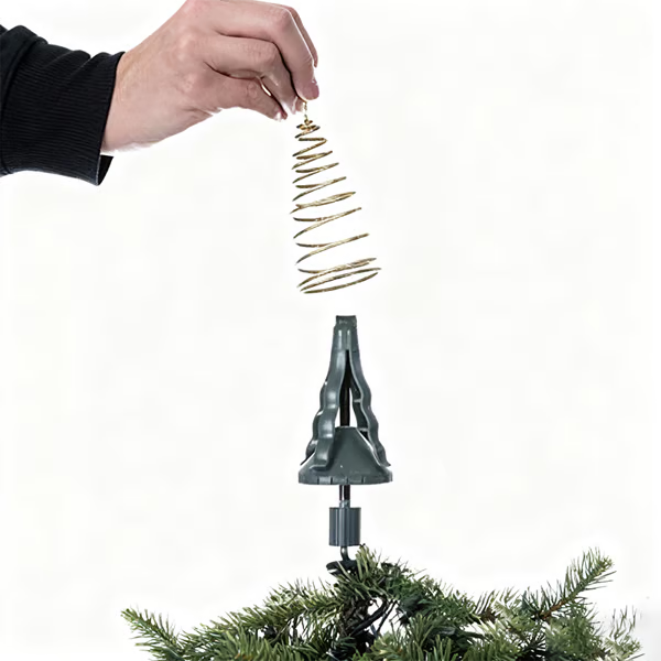 Christmas Tree Topper Holder - Twist-On Stabilizer🎄