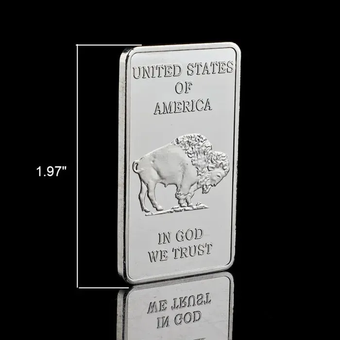 Last Day 69% OFF🔥1 oz Buffalo Silver Bar