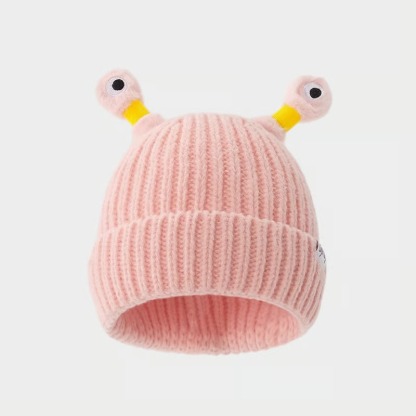 🔥Winter Parent-Child Cute Glowing Little Monster Knit Hat