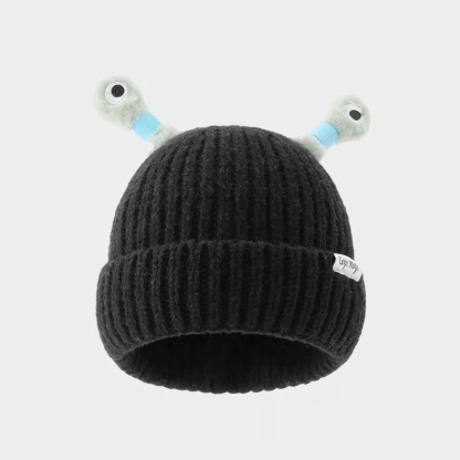 🔥Winter Parent-Child Cute Glowing Little Monster Knit Hat