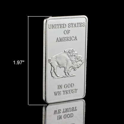 10 oz Silvertowne Mint Buffalo Silver Bar