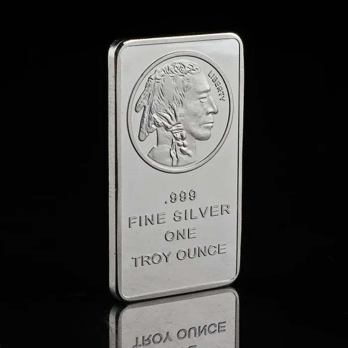 10 oz Silvertowne Mint Buffalo Silver Bar