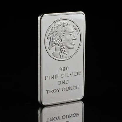 10 oz Silvertowne Mint Buffalo Silver Bar