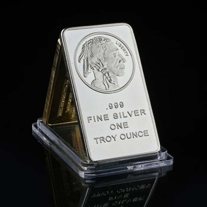 10 oz Silvertowne Mint Buffalo Silver Bar