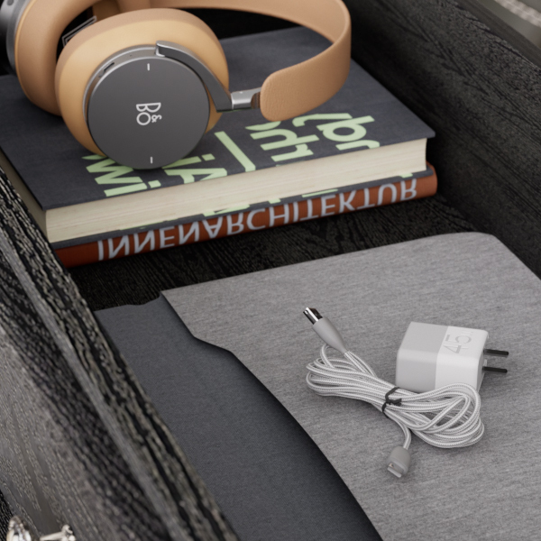 Dresser for Bedroom with 5 Drawers, Modern Chest of Drawers with Metal Handle for Living Room Bedroom Hallway, Black Farmhouse Dresser 31.5 x 15.75 x 44.3 Inch TV Stand