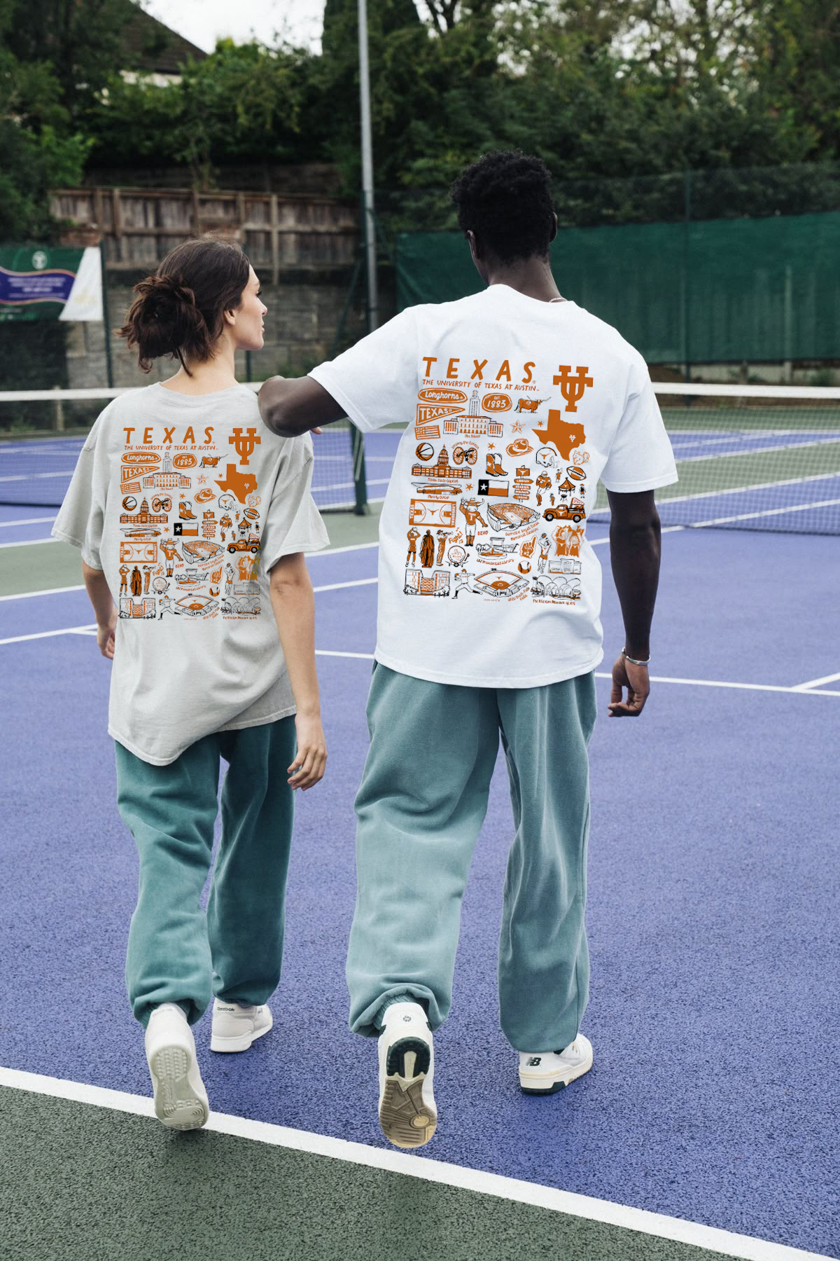 The University of Texas at Austin Printed Oversized Unisex T-shirt