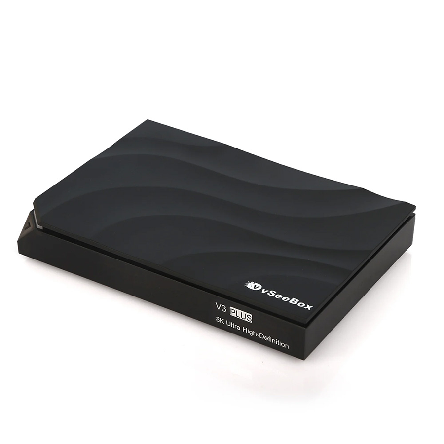 vSeeBox V3 PLUS Android TV Box with No Subscription Fees | 8K Streaming & Voice Remote – vSeeBox