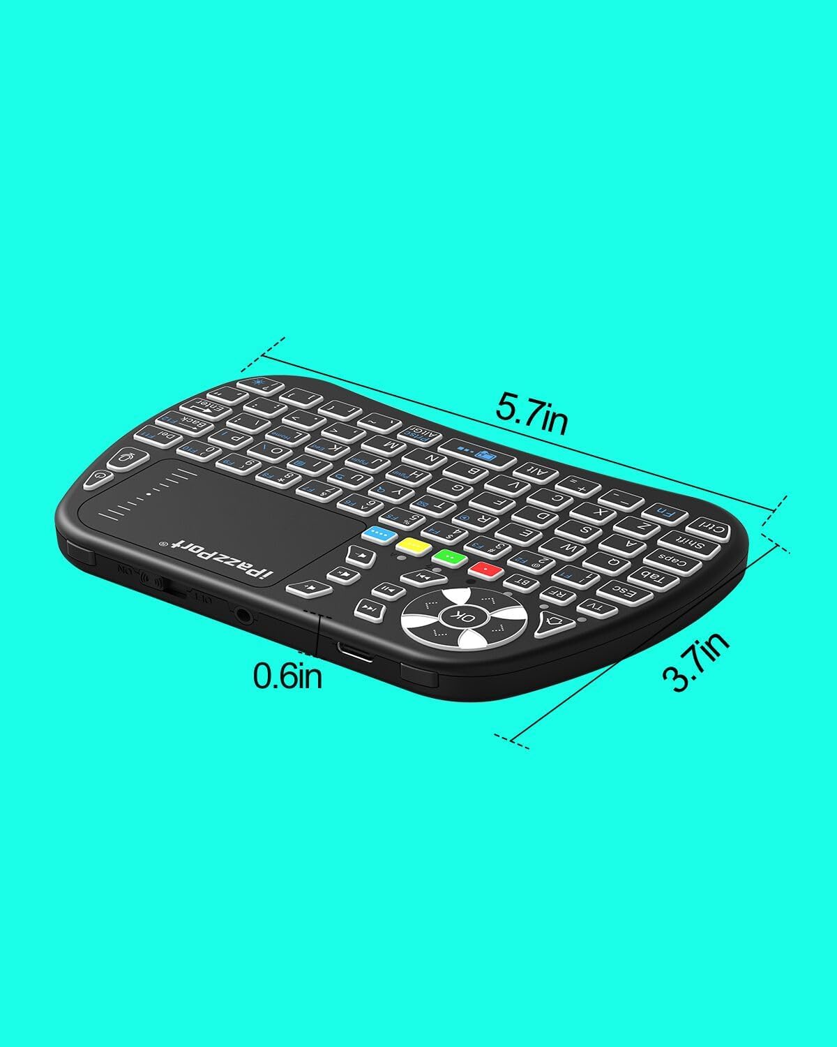 Mini backlit keyboard