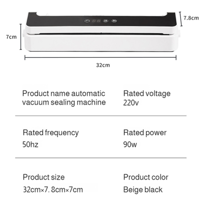 Home Portable Automatic Onetouch Food Packaging Machine