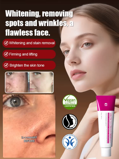 Arbutin and Niacinamide Anti-Wrinkle Cream📊99.7% brightening rate, 94.3% reduction in dark spot area, and 95% reduction in wrinkle visibility.