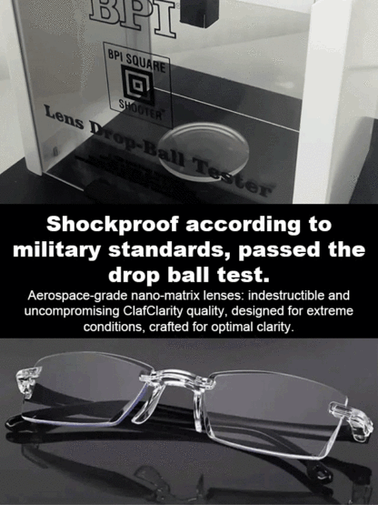 👓One lens solves multiple vision problems, suitable for presbyopia, myopia, and astigmatism, eliminating the need for frequent glasses replacements.