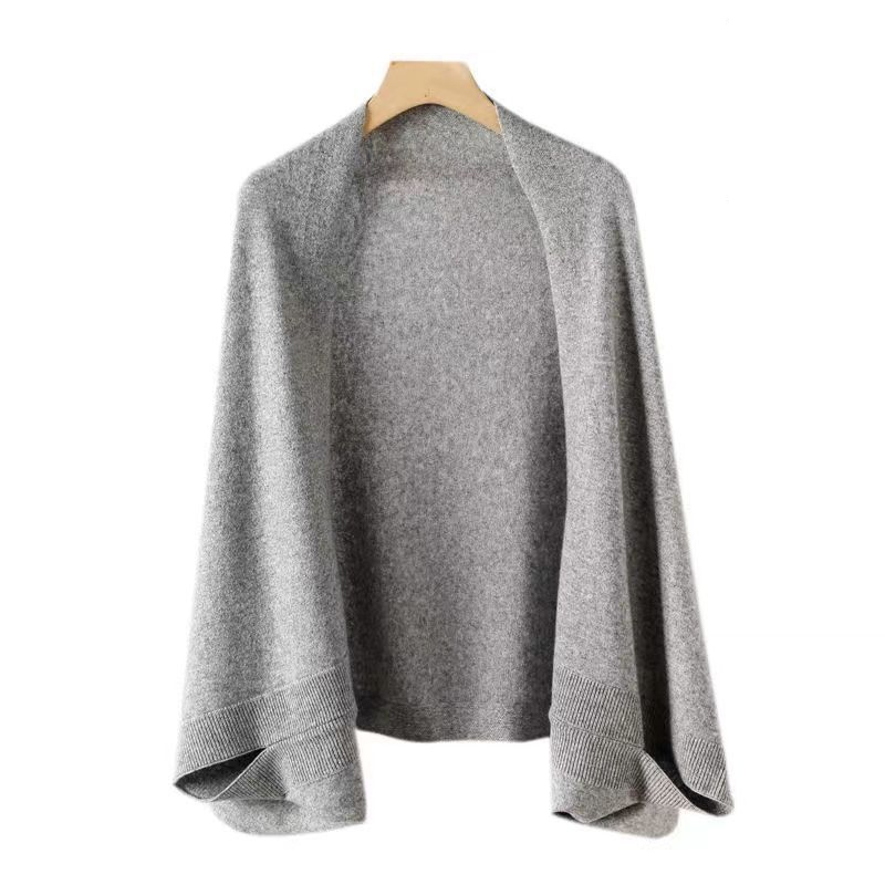 Cashmere Warm Shawl Scarf Dual Purpose Cardigan