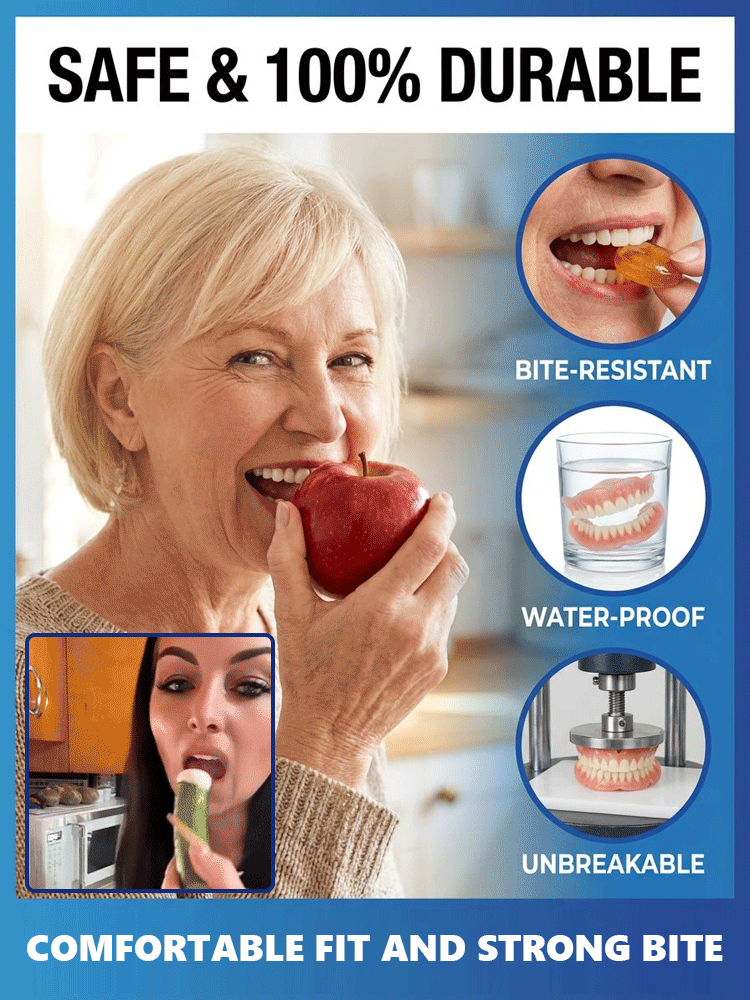 New generation of customized full-function dentures✅ No need for frequent dental visits, economical
