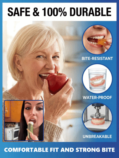 New generation of customized full-function dentures✅ No need for frequent dental visits, economical