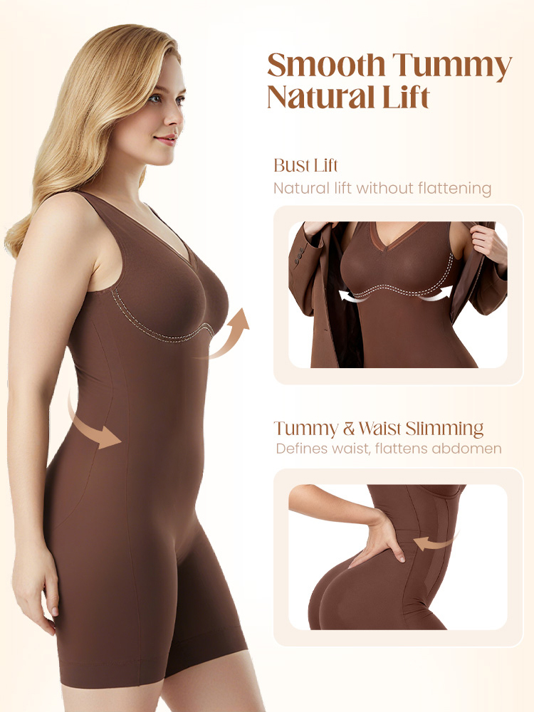 Backless shapewear bodysuit🍑✨Instantly lift and shape your buttocks, hide belly fat with one click, say goodbye to your "spare tire"