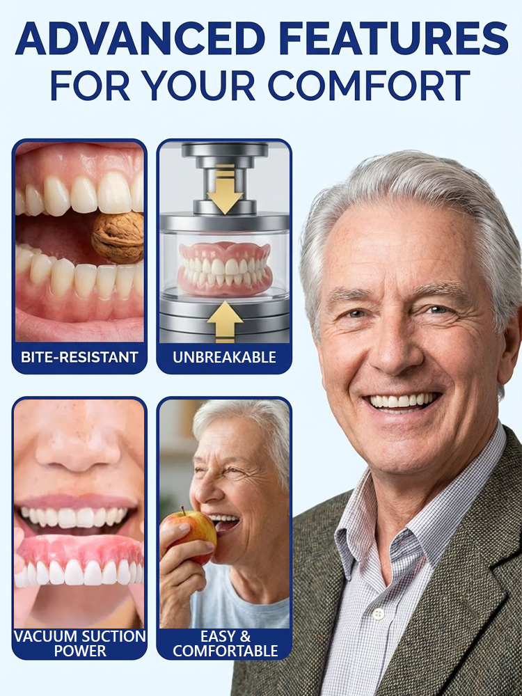 New generation of customized full-function dentures✅ No need for frequent dental visits, economical