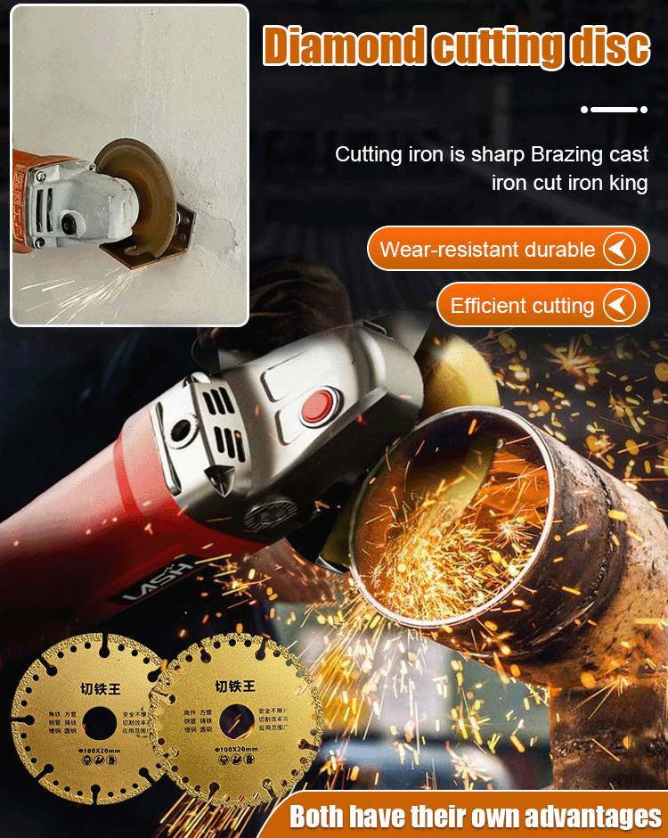 A composite multifunctional cutting disc that can handle 80 pieces of work，Just one is enough for the job