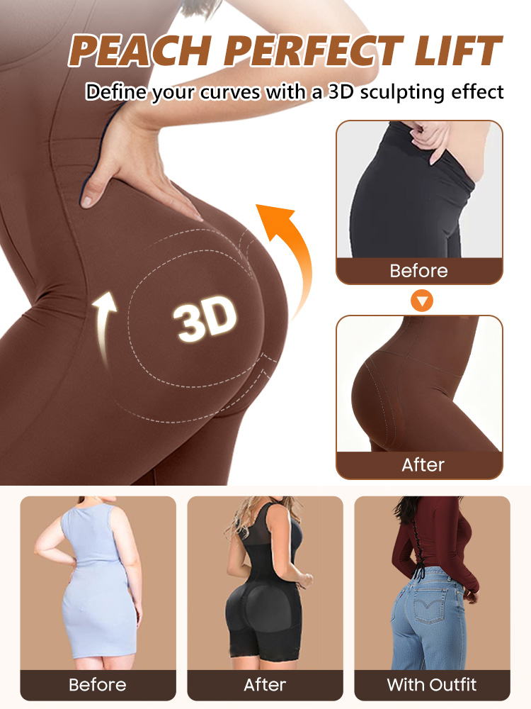 Backless shapewear bodysuit🍑✨Instantly lift and shape your buttocks, hide belly fat with one click, say goodbye to your "spare tire"