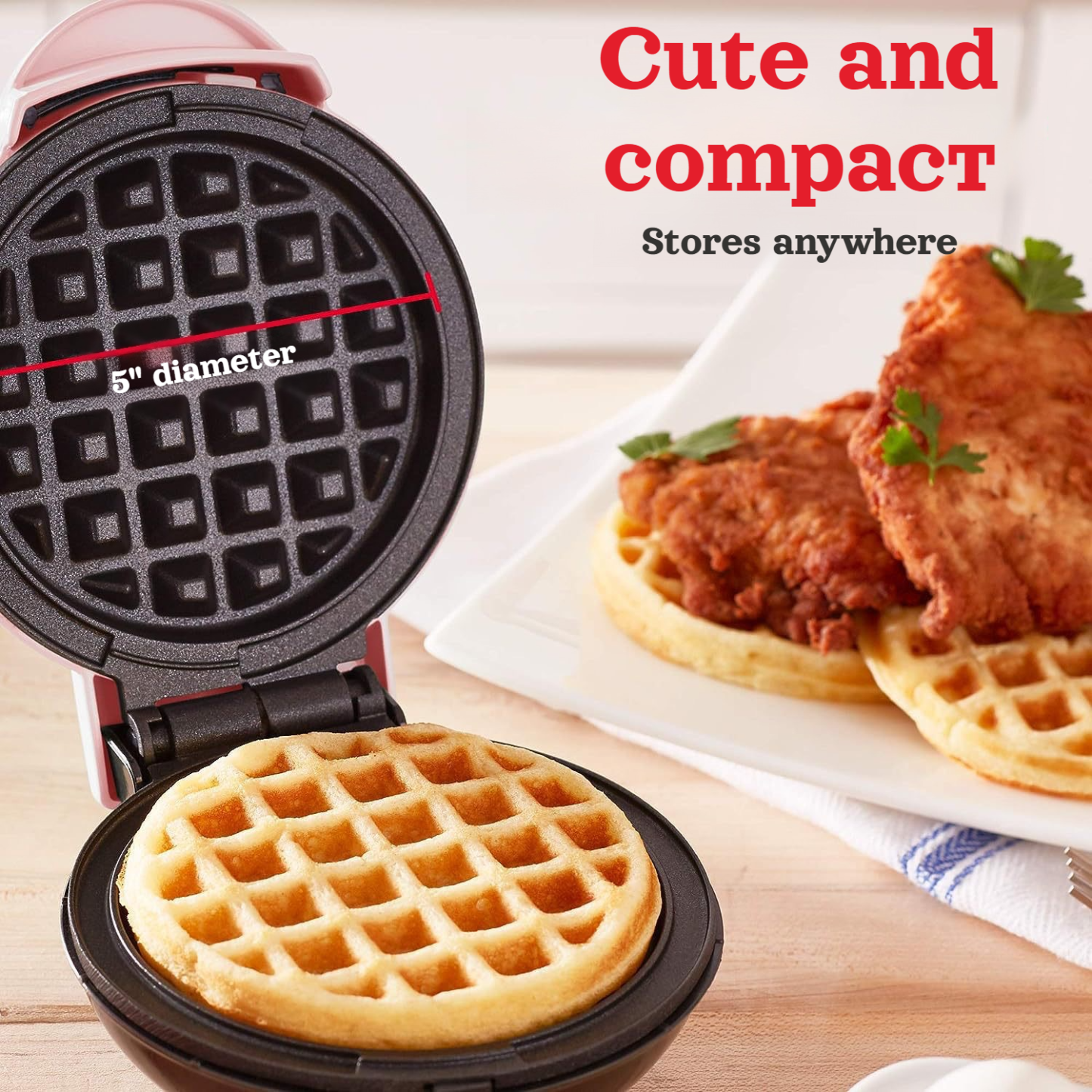Mini waffle maker sandwich maker breakfast maker home bread maker pancake maker baking cake sandwich