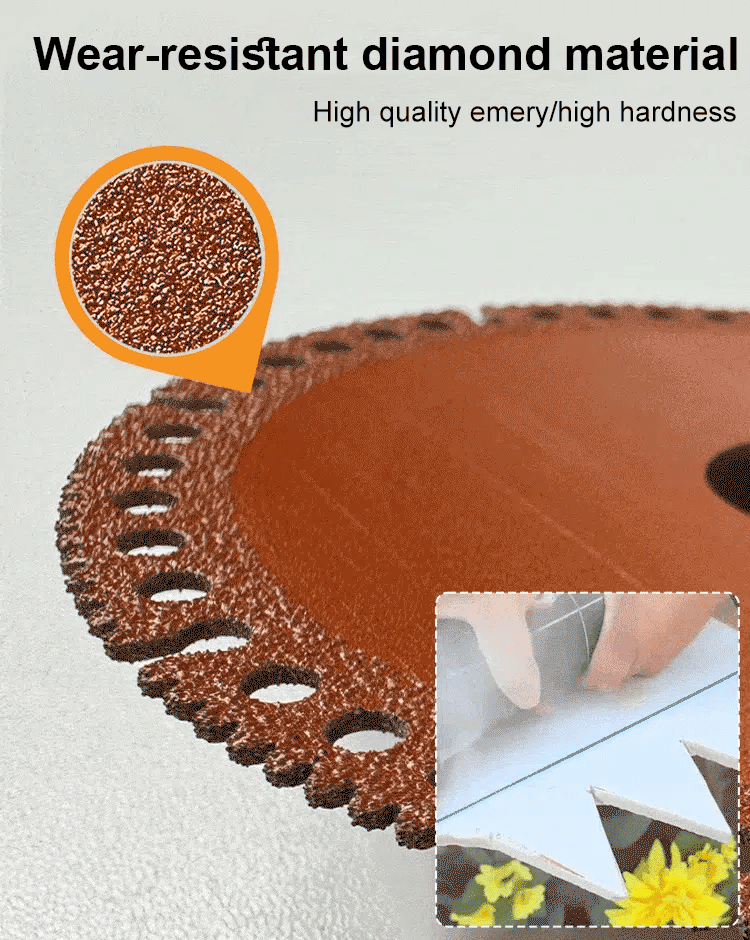 A composite multifunctional cutting disc that can handle 80 pieces of work，Just one is enough for the job