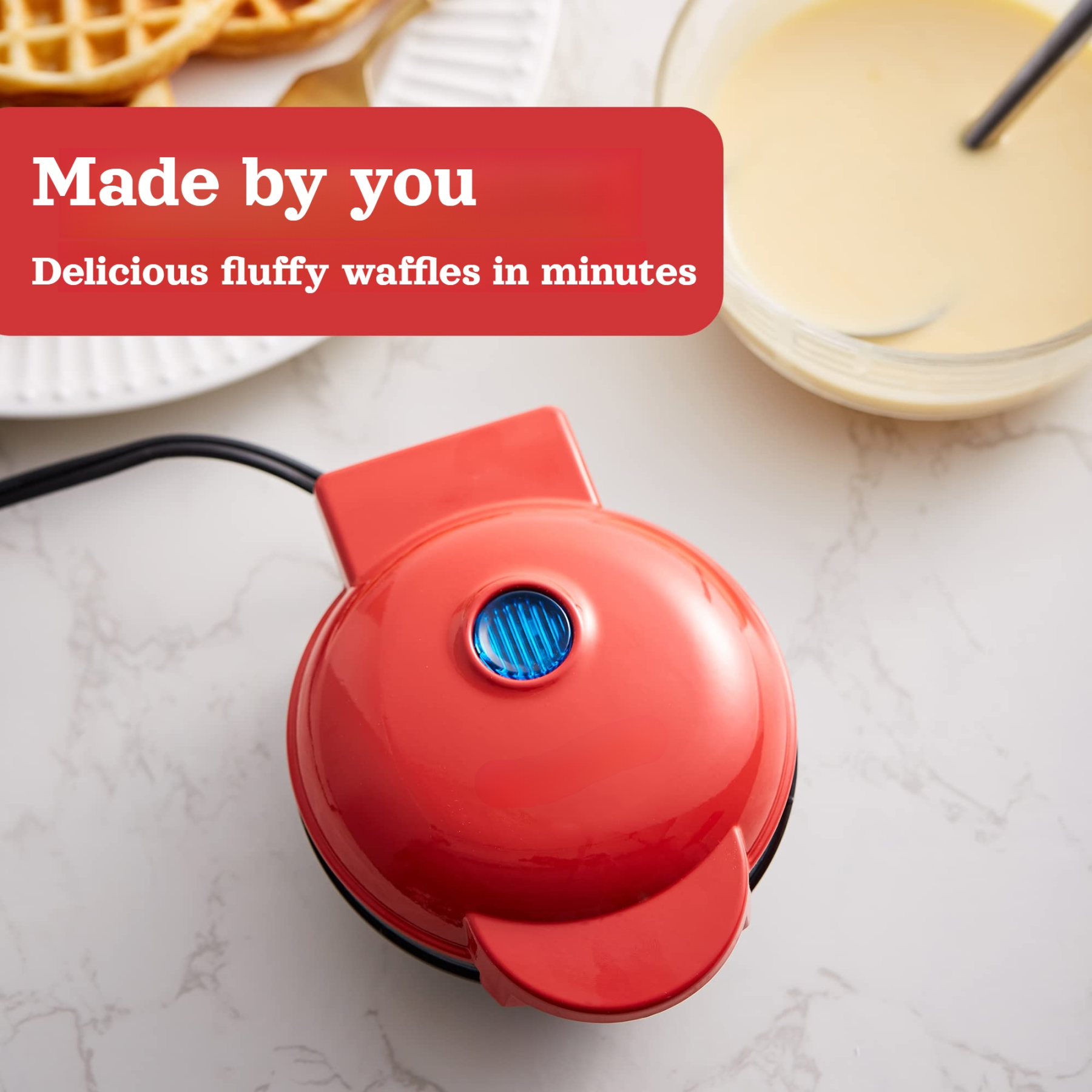 Mini waffle maker sandwich maker breakfast maker home bread maker pancake maker baking cake sandwich