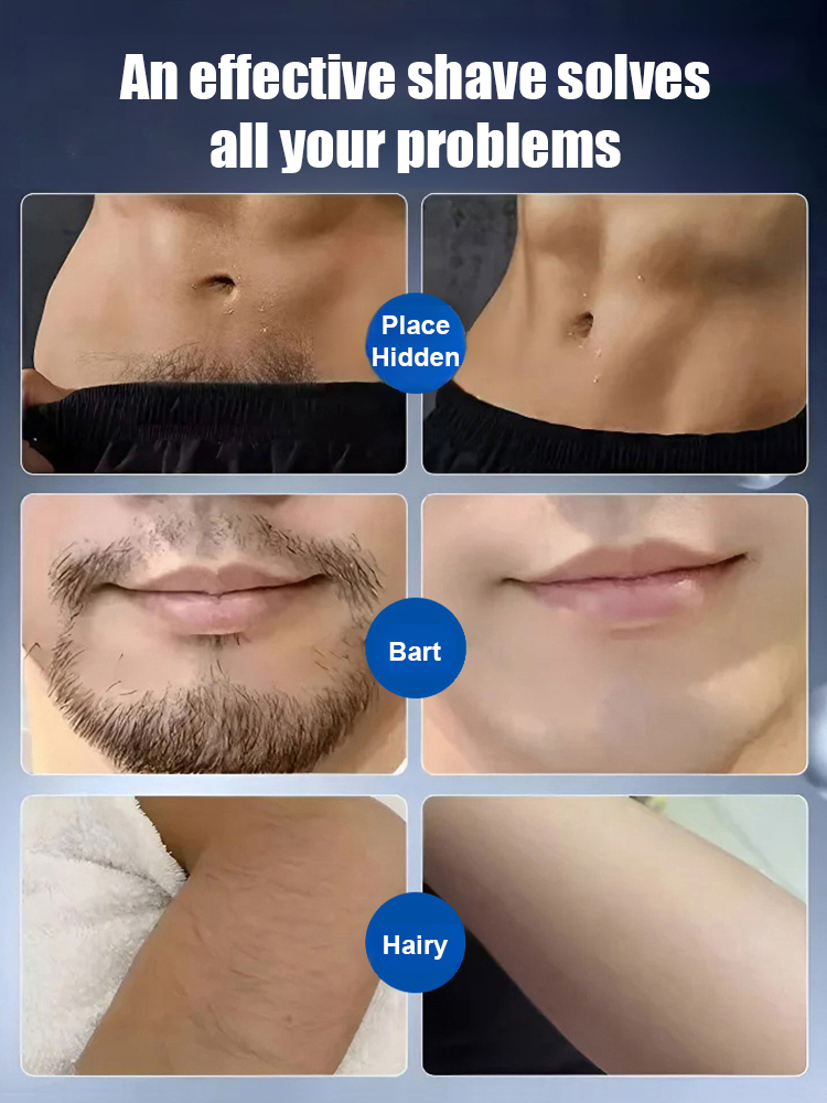 New portable full body wash shaver，Clean without dead corners, hygienic and convenient, can be easily put into a travel bag or pocket, and can be taken with you when traveling