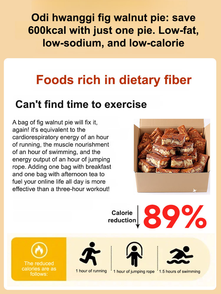 [Nutritionist Recommendation] Buy one get one free today - Fig, black sesame, and walnut stuffed pie