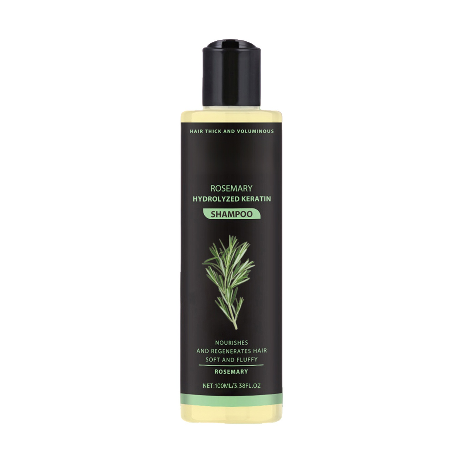 🌿 Rosemary extract + hydrolyzed keratin activate dormant hair follicles, stop hair loss, and promote thicker and longer new hair.