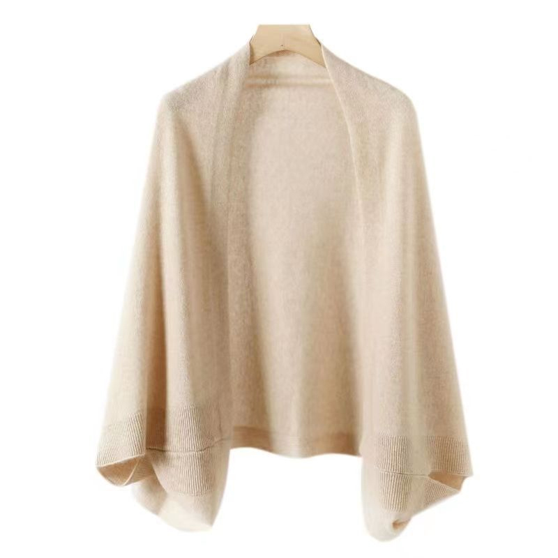 Cashmere Warm Shawl Scarf Dual Purpose Cardigan