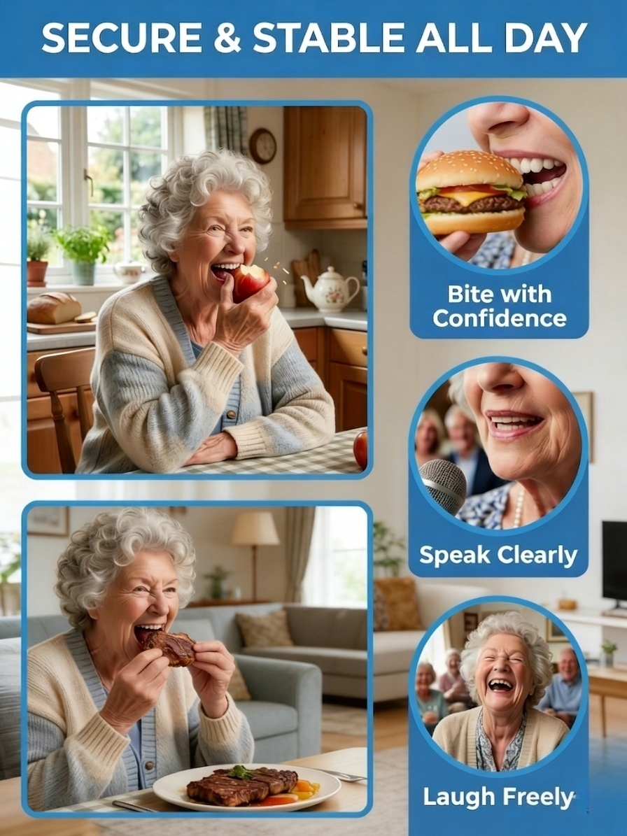 New generation of customized full-function dentures✅ No need for frequent dental visits, economical