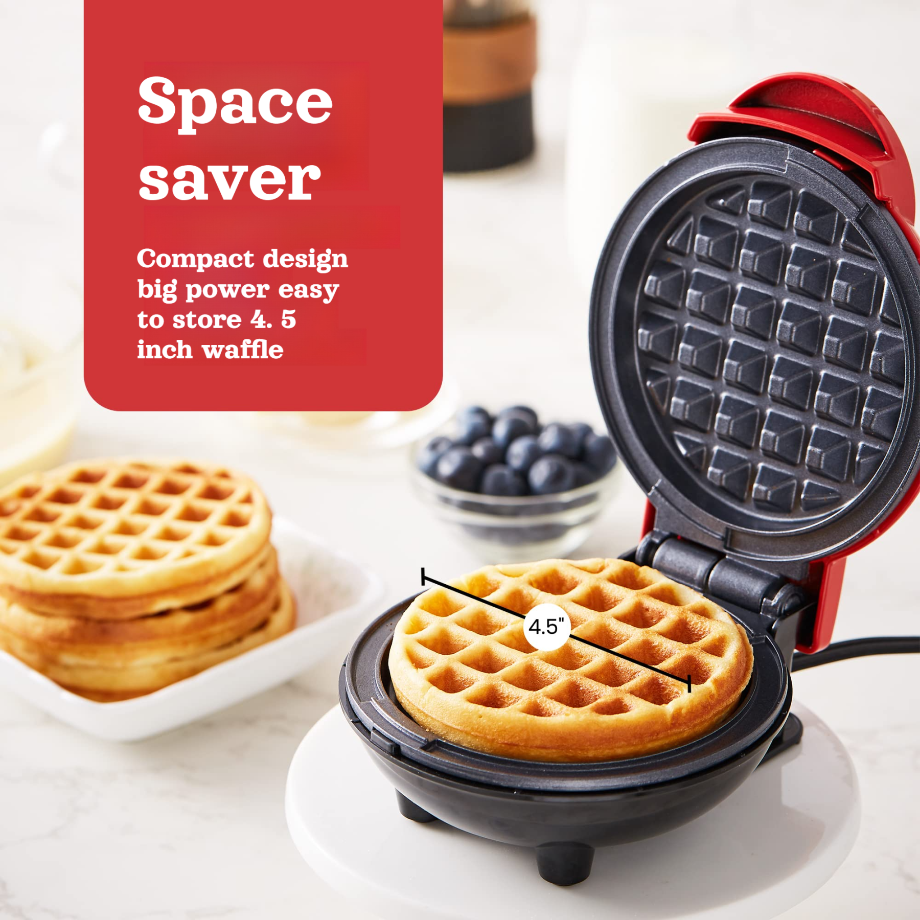 Mini waffle maker sandwich maker breakfast maker home bread maker pancake maker baking cake sandwich