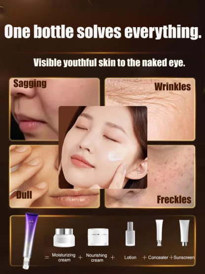 All-in-One Dewy Firming Tone-up Cream🌸Brightening and whitening + concealing and correcting + sun protection + anti-aging and wrinkle reduction + firming and moisturizing, one bottle solves multiple needs.