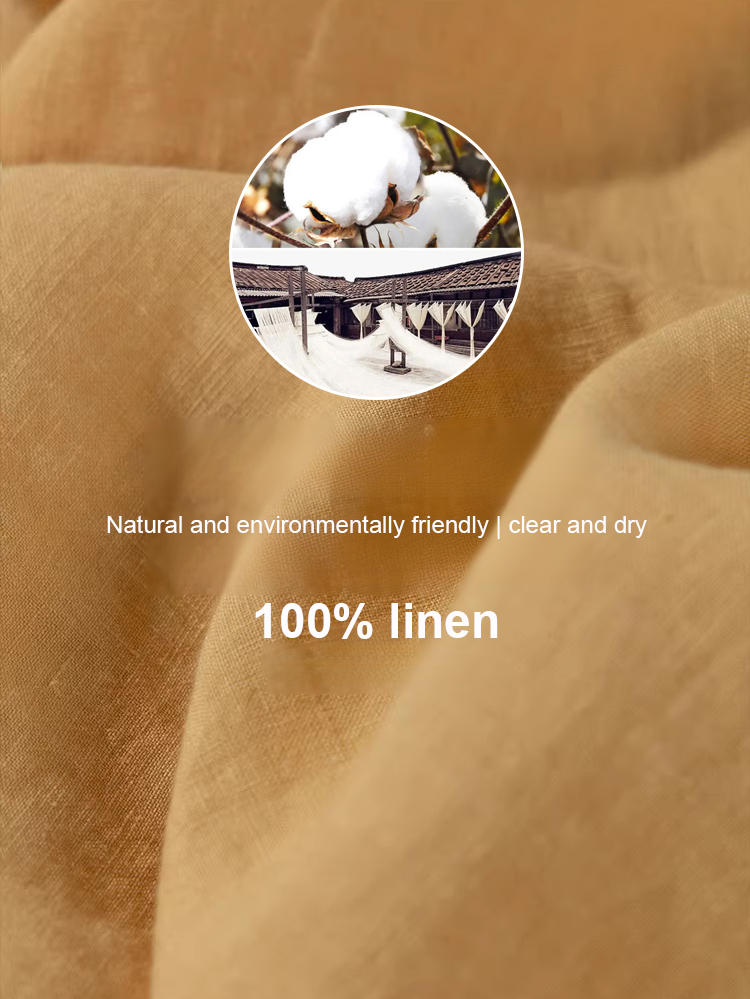 High-end ramie embroidered dress