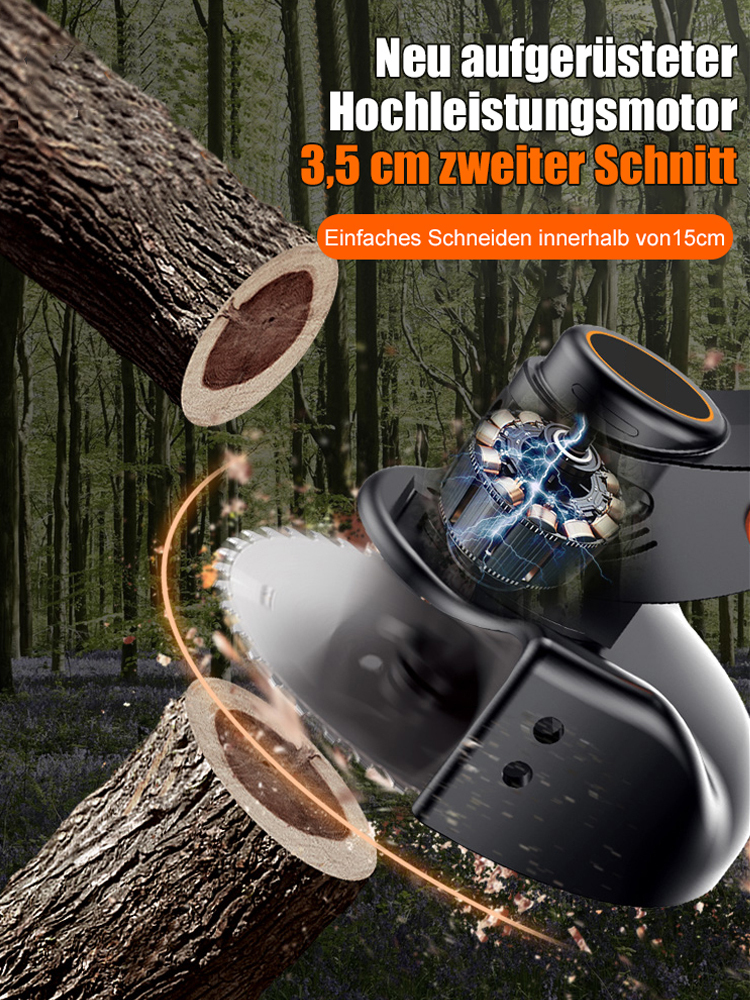 【Nicht müde Rücken】Lithium elektrische Hand-Push zweirädrigen Rasenmäher