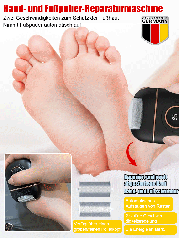 Entfernen Sie 10 Jahre alte Hornhaut in 10 Sekunden, ohne Ihre Haut zu schädigen!