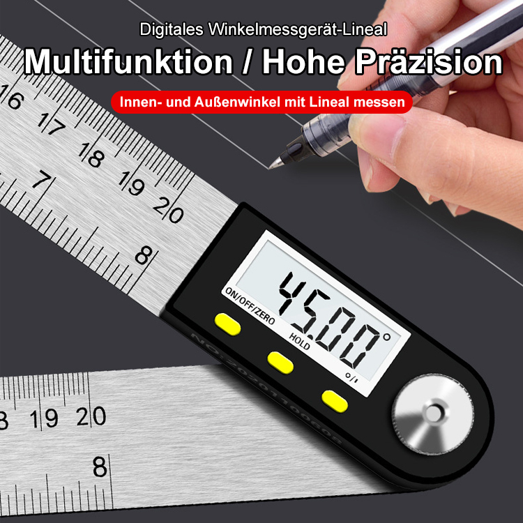 Digitales Winkelmessgerät mit hoher Genauigkeit Lineal