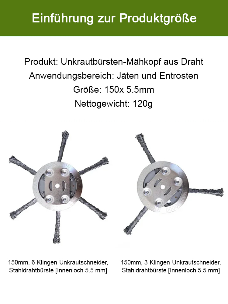 Kleiner Lithium-Mähkopf