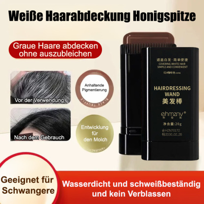 Graue Haare abdecken, ohne das Haar zu schädigen, schöner Haarstab.