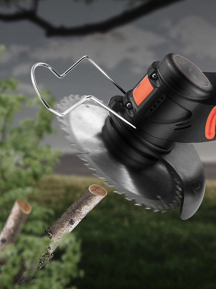 【Nicht müde Rücken】Lithium elektrische Hand-Push zweirädrigen Rasenmäher