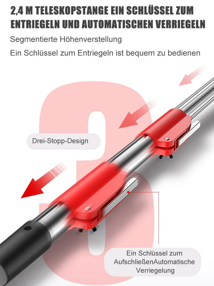 Teleskop-Gartenschere 