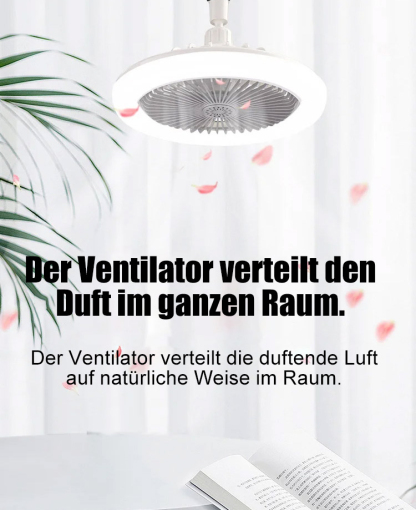 Beleuchtungsventilator, Zwei-in-Eins-Energiesparlampe