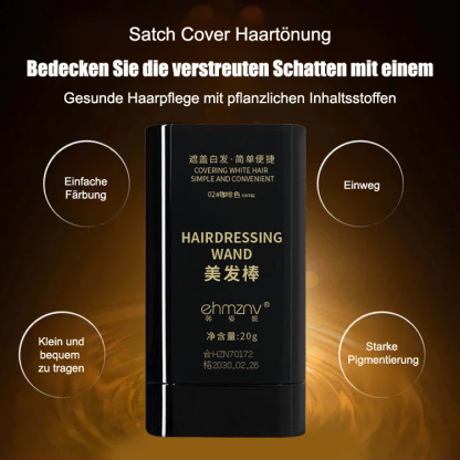 Graue Haare abdecken, ohne das Haar zu schädigen, schöner Haarstab.