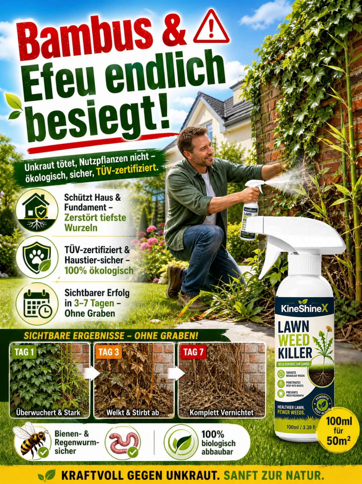 Der ultimative Unkrautvernichter – Nie wieder mühsames Jäten! 🌿