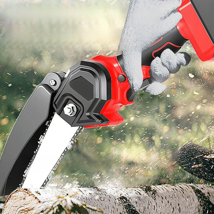 Schnittsäge, Gartenholzschnitt, elektrische Kettensäge