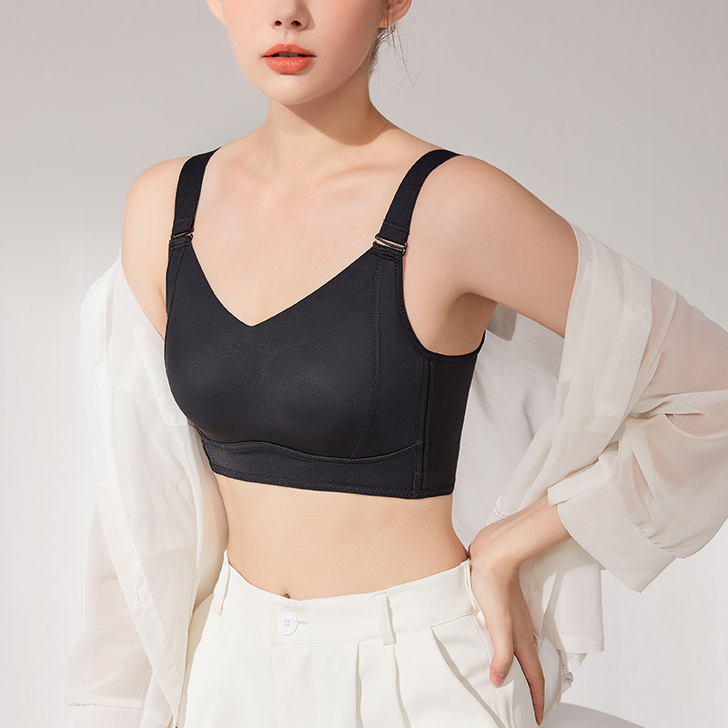 【Optisch 2 Cups kleiner】 Nicht abfärbender, hautfreundlicher Push-Up-BH 🌸Speziell für große Oberweiten entwickelt